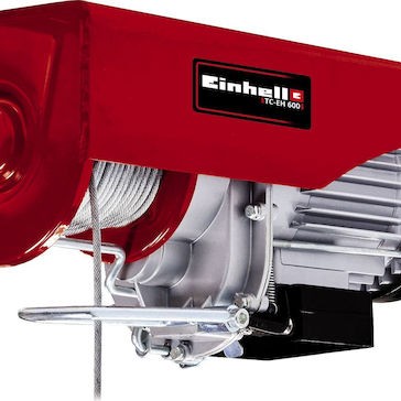 Einhell Ηλεκτρικό Παλάγκο TC-EH 600 για Φορτίο Βάρους έως 300kg σε Κόκκινο Χρώμα