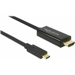 DeLock Cable HDMI male - USB-C male 2m Μαύρο