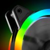 Sharkoon Shark Blades RGB Case Fan 120mm με Σύνδεση 3-Pin