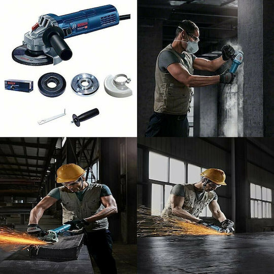 Bosch GWS 9-125 S Τροχός 125mm Ρεύματος 900W με Ρύθμιση Στροφών