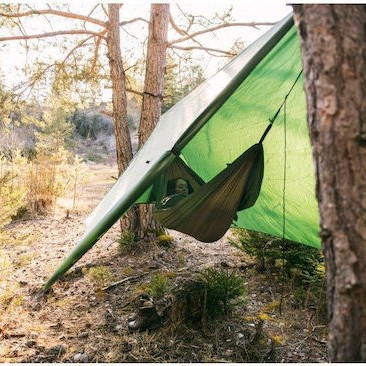 Amazonas Wing Tarp Σκίαστρο Παραλίας 1 ατόμων Ατόμων Πράσινο 280εκ.