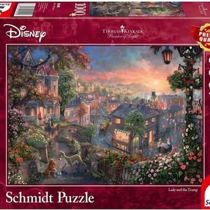 Puzzle Lady and the Tramp 2D 1000 Κομμάτια