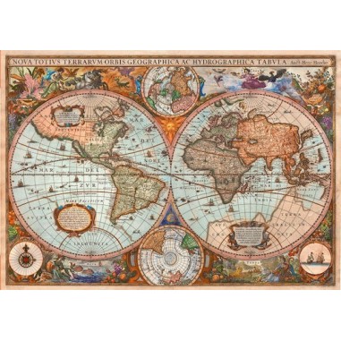 Puzzle Antique World Map 2D 3000 Κομμάτια