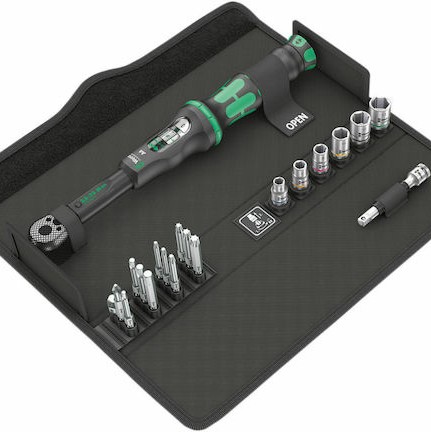 Wera Click-Torque A6 2.5-25 Nm Καστάνια με Καρυδάκια 1\4