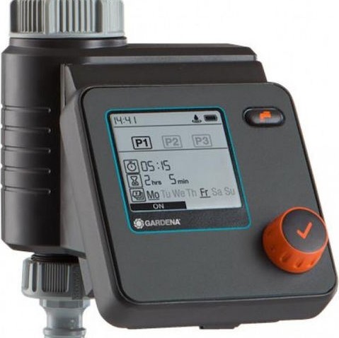 Gardena Προγραμματιστής Ποτίσματος Μπαταρίας 1 Εξόδου