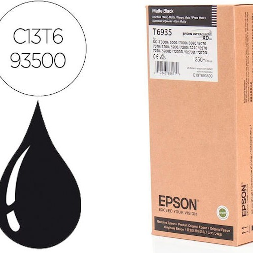 Epson T6935 Γνήσιο Μελάνι Εκτυπωτή InkJet Matte Μαύρο (C13T693500)