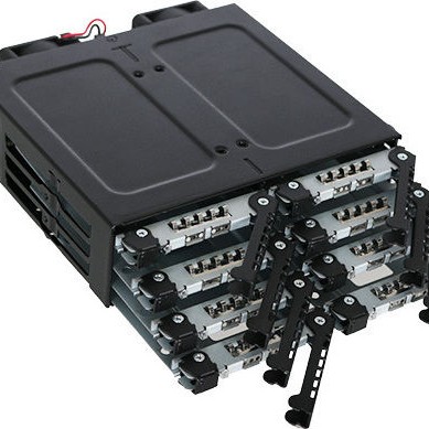 Icy Dock ToughArmor Πλαίσιο Για Σκληρούς Δίσκους Backplane IcyDock 8x6,3cm SATAI-III/SAS in 1x5,25