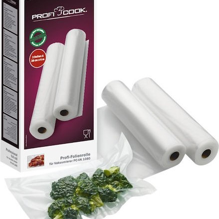 Profi Cook PC-VK 1015 Σαγρέ Σακούλες για Συσκευές Vacuum 280mm x 6m 2 Ρολά
