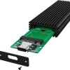 Icy Box Θήκη για Σκληρό Δίσκο M.2 PCI Express NVME με σύνδεση USB 3.1 Type-C