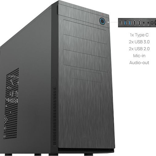 Chieftec HC-10B-OP Midi Tower Κουτί Υπολογιστή Μαύρο
