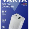 Varta Φορτιστής Χωρίς Καλώδιο με Θύρα USB-A και Θύρα USB-C 20W Λευκός
