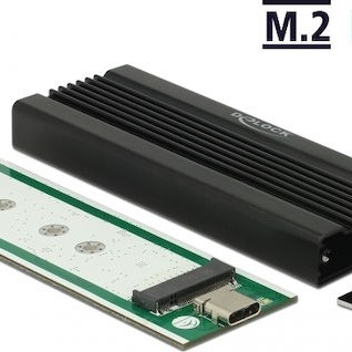 DeLock Θήκη για Σκληρό Δίσκο M.2 PCI Express NVME με σύνδεση USB 3.1