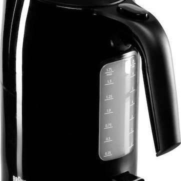 Braun Pureease Βραστήρας 1.7lt 3000W Μαύρος