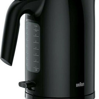 Braun Pureease Βραστήρας 1.7lt 3000W Μαύρος