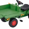 Παιδικό Τρακτέρ Fendt Gear Tray Ποδοκίνητο με Καρότσα & Πετάλι Πράσινο