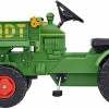 Παιδικό Τρακτέρ Fendt Gear Tray Ποδοκίνητο με Καρότσα & Πετάλι Πράσινο