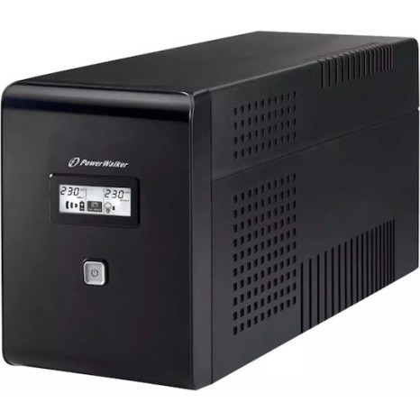 Powerwalker VI 1500 LCD UPS Line-Interactive 1500VA 900W με 4 Schuko Πρίζες