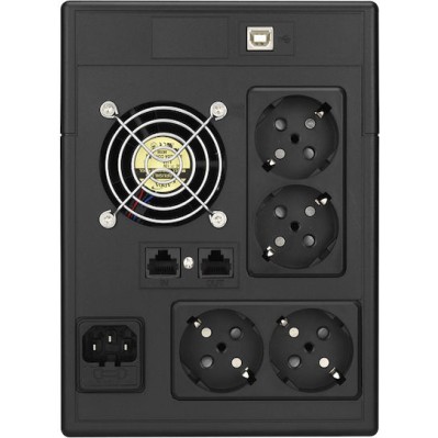 Powerwalker VI 1500 LCD UPS Line-Interactive 1500VA 900W με 4 Schuko Πρίζες
