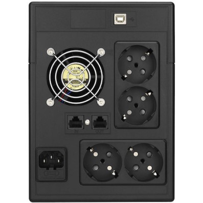 Powerwalker VI 1500 LCD UPS Line-Interactive 1500VA 900W με 4 Schuko Πρίζες