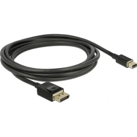 DeLock Cable mini DisplayPort male - DisplayPort male 2m (84928)
