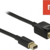 DeLock Cable mini DisplayPort male - DisplayPort male 2m (84928)