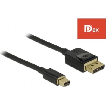DeLock Cable mini DisplayPort male - DisplayPort male 2m (84928)