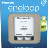 Panasonic Eneloop Compact BQ-CC50 Φορτιστής 2 Μπαταριών Ni-MH Μεγέθους AA Σετ με 2x AA 2000mAh σε Λευκό χρώμα