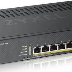 Zyxel GS1920-8HPV2 Managed L2 PoE+ Switch με 8 Θύρες Gigabit (1Gbps) Ethernet