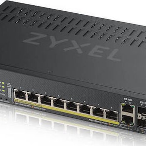 Zyxel GS1920-8HPV2 Managed L2 PoE+ Switch με 8 Θύρες Gigabit (1Gbps) Ethernet
