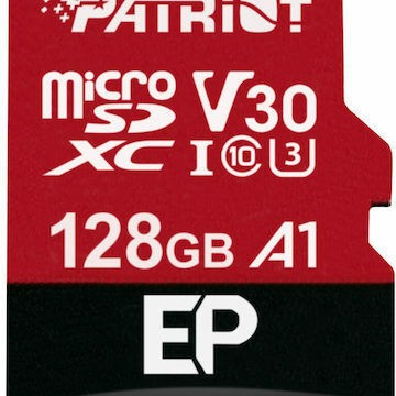 Patriot EP Series microSDXC 128GB Class 10 U3 V30 A1 UHS-I
