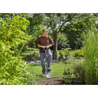 Gardena Φτυάρι Ίσιο με Κοντάρι 117cm και Μεταλλική Λαβή