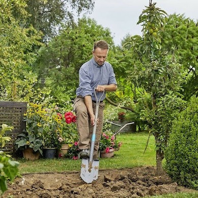Gardena Natureline Πατόφτυαρο με Ξύλινο Κοντάρι 117cm