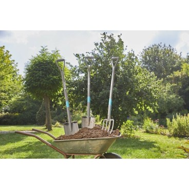 Gardena Natureline Φτυάρι Ίσιο με Κοντάρι 117cm και Πλαστική Λαβή