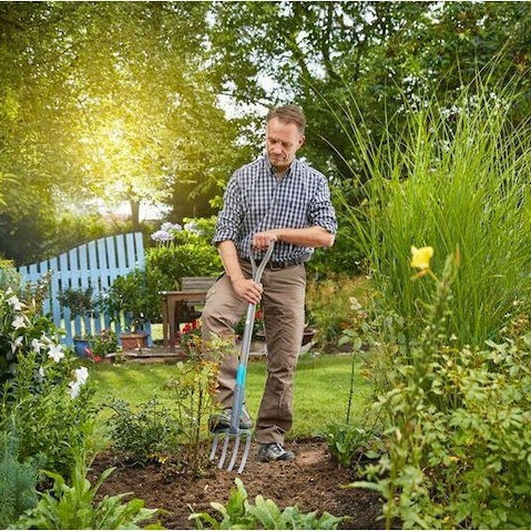 Gardena NatureLine Πηρούνα Κήπου με Κοντάρι 4 Δοντιών