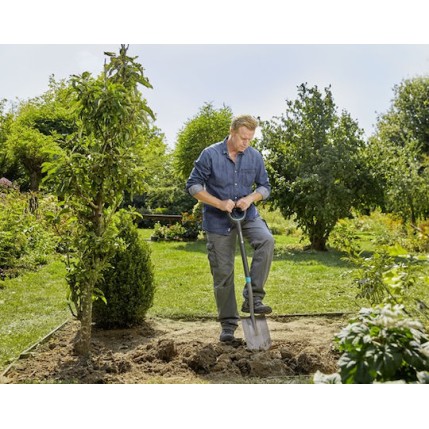 Gardena Πατόφτυαρο με Κοντάρι 117cm και Πλαστική Λαβή