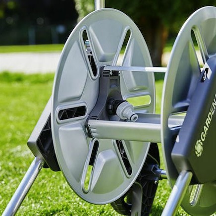 Gardena Cleverroll Μ Τροχήλατη Ανέμη Ποτίσματος για Λάστιχο έως 60m Metal