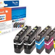 Peach 0F319796 Γνήσιο Πακέτο 5 Μελανιών Εκτυπωτή InkJet Κίτρινο / Κυανό / Ματζέντα / Μπλε