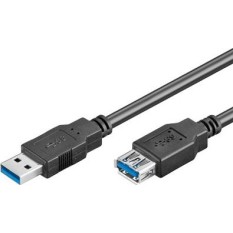 Goobay USB 3.0 Cable USB-A male - USB-A female Μαύρο 3m (93999)