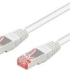 Goobay S/FTP Cat.6 Καλώδιο Δικτύου Ethernet 3m Λευκό 0τμχ