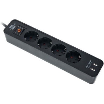 Brennenstuhl Πολύπριζο 4 Θέσεων με 2 USB-A και Διακόπτη