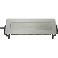 Brennenstuhl Πολύπριζο 3 Θέσεων με 2 USB-A και Καλώδιο 2m Ασημί