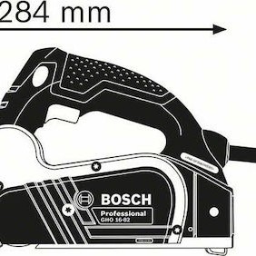 Bosch GHO 16-82 Professional Πλάνη 630W με Σύστημα Αναρρόφησης