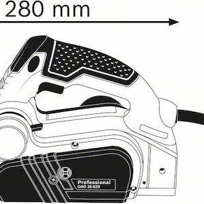 Bosch GHO 26-82 D Professional Πλάνη 710W με Σύστημα Αναρρόφησης