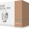 Deepcool AK400 Digital WH Ψύκτρα Επεξεργαστή για Socket AM4/AM5/1200/115x/1700 με ARGB Φωτισμό Λευκή