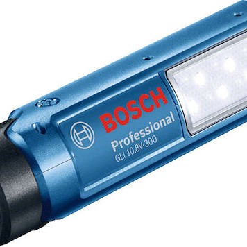 Bosch Φακός Συνεργείου Επαναφορτιζόμενος LED με Φωτεινότητα έως 300lm GLI 12V-300 (Solo)