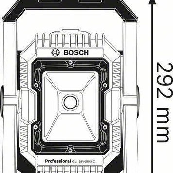 Bosch Προβολέας Εργασίας Μπαταρίας LED IP64 με Φωτεινότητα έως 2200lm GLI 18V-2200 C
