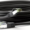 Goobay S/FTP Cat.8.1 Καλώδιο Δικτύου Ethernet 0.25m Μαύρο 1τμχ