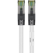Goobay S/FTP Cat.8.1 Καλώδιο Δικτύου Ethernet 0.5m Λευκό 1τμχ