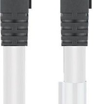 Goobay S/FTP Cat.8.1 Καλώδιο Δικτύου Ethernet 0.5m Λευκό 1τμχ