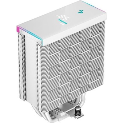 Deepcool AK500S Digital Ψύκτρα Επεξεργαστή για Socket AM4/AM5/1200/115x/1700 με ARGB Φωτισμό Λευκή